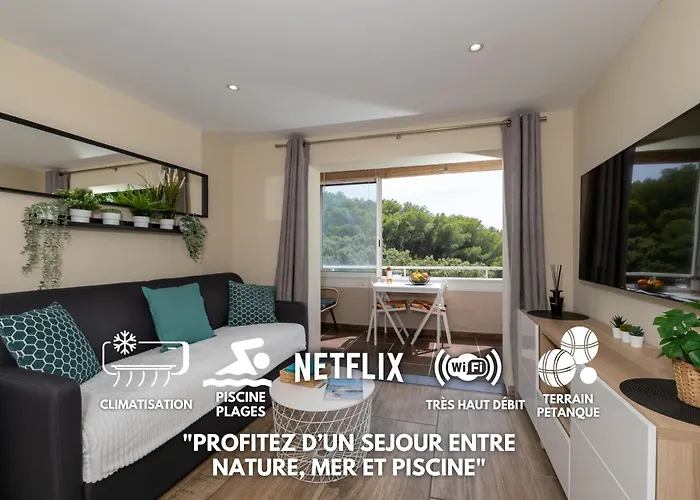 Le Verd\'O - Piscine - Plage - Parking - Wifi - Mybestloc